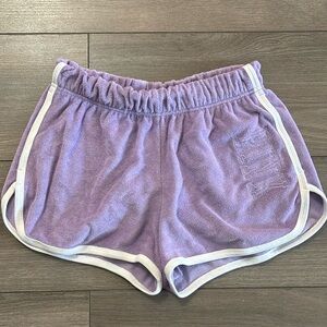 PINK Victoria's Secret Lavender Terry Shorts